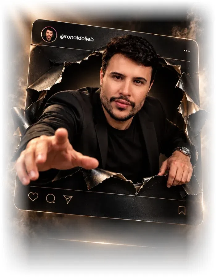 Ronaldo Lieb saindo de um post do Instagram